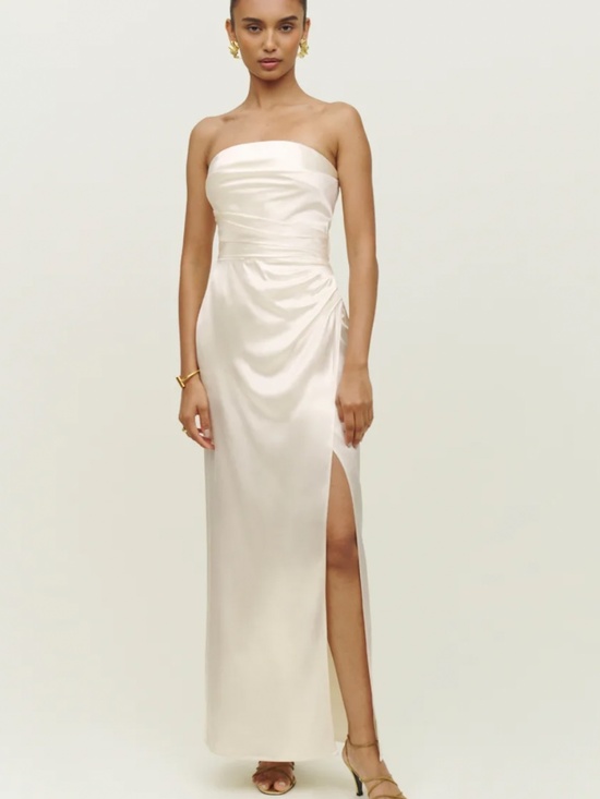 Reformation Barrow Silk Dress - Picture 6 of 8